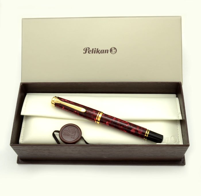 Pelikan M600 Souveran Fountain Pen - Special Edition, Ruby Red